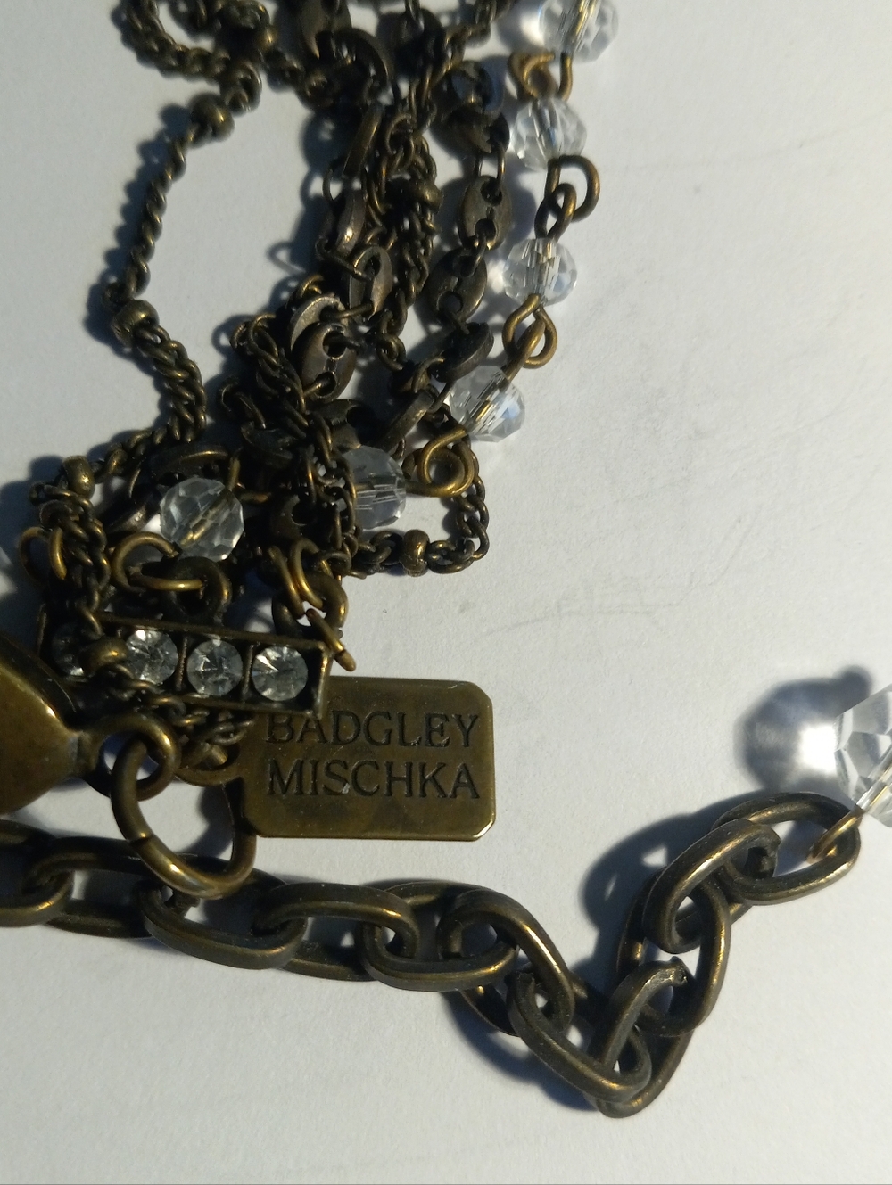 Badgley Mischka Limited Edition Silver and Black Necklace - Picture 6 of 7